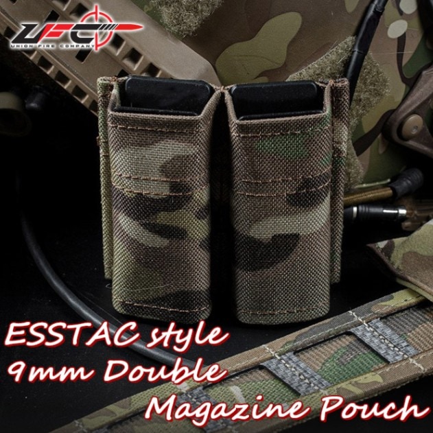 ESSTACタイプ 9mm ダブルマガジンポーチ