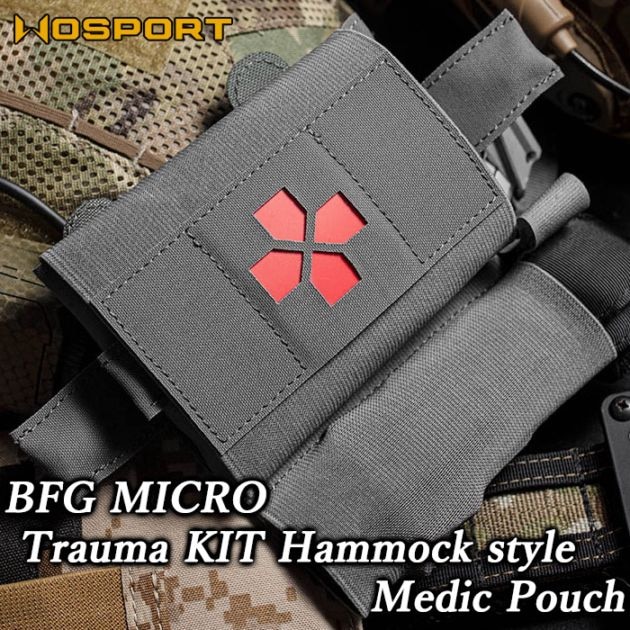 5月22日再入荷】BFG MICRO Trauma KIT Hammockタイプ メディックポーチ