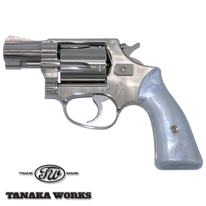 S&W M36 Chiefs Special 2インチ Square Butt トラビスモデル ver.2 ガスガン ニッケルフィニッシュ