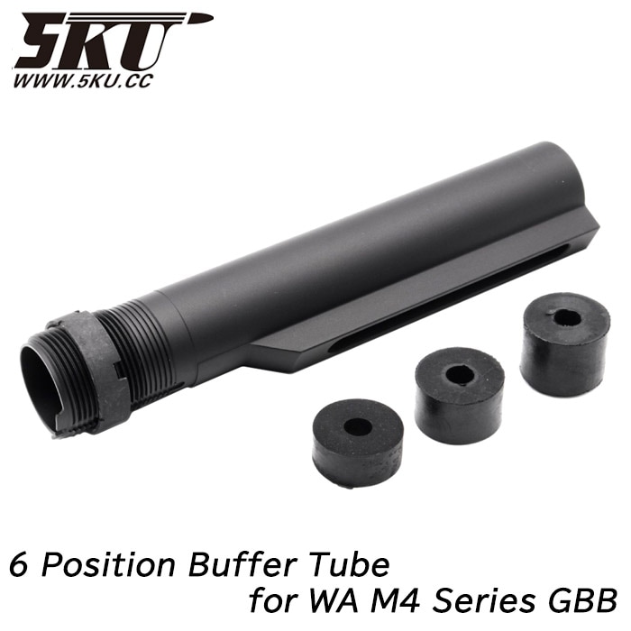 WA M4 GBBシリーズ用 6ポジション ストックパイプ