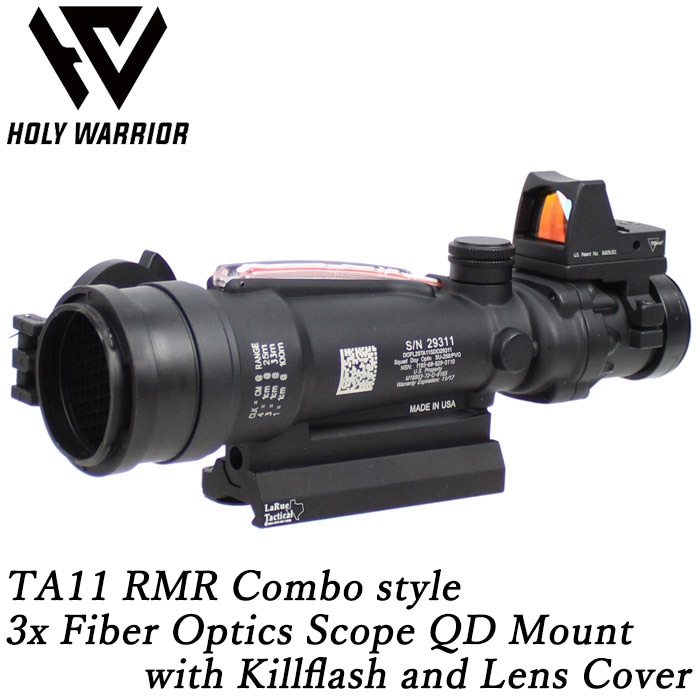 【7月9日再入荷】TA11 RMR Comboタイプ 3.5xファイバースコープ QDマウント ≪キルフラッシュ/スコープカバー付≫