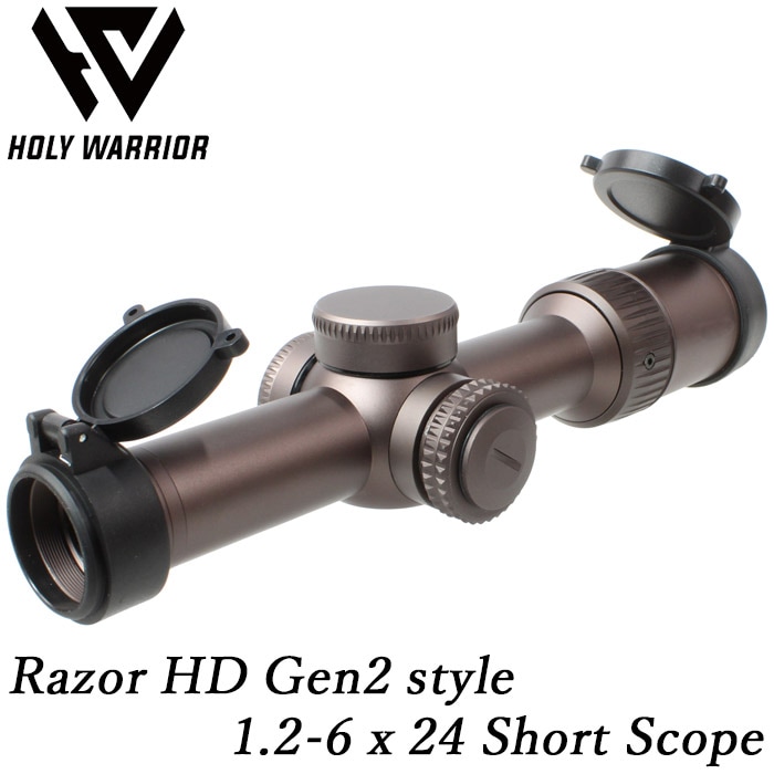 Razor HD Gen2タイプ 1.2-6X24mm ショートスコープ DDC
