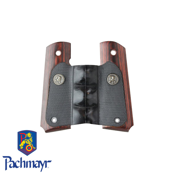 1911シリーズ用 GM ALS ローズ ウッドバーガンディ グリップ