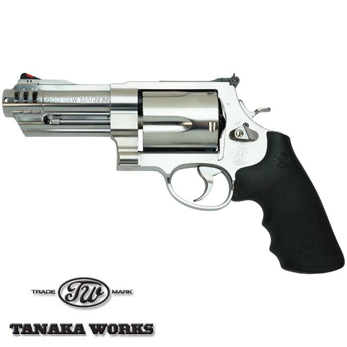 タナカ S&W M500 3inch+1 Ver.2 ステンレスフィニッシュ ミリタリーショップ レプマート / TANAKA WORKS ガスガン S&W