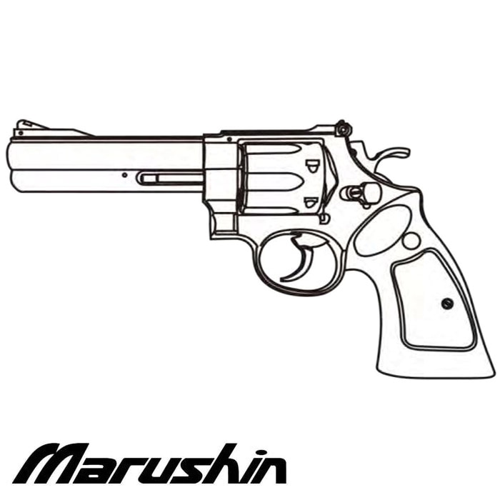 【店舗発送】S&W Model 29/629 クラシック 5インチ ガスガン ≪ハーフチェッカー木製グリップ≫