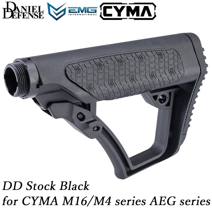 CYMA M16/M4シリーズ AEG用 DD ストック BK