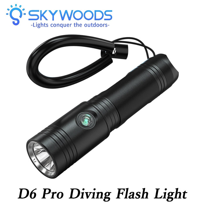 D6 Pro Diving Flash Light