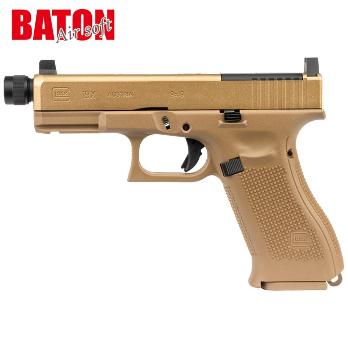 【店舗発送】【3月19日新発売】G19X MOS CO2ガスブローバック 【JASG認定】