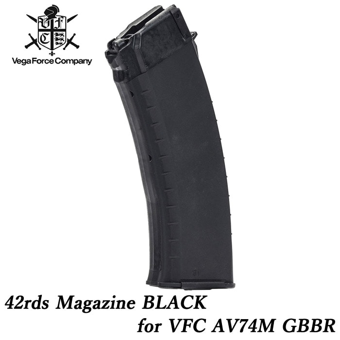 【店舗発送】VFC AV74M GBBR用 42連マガジン BK ≪空撃ちモード付≫