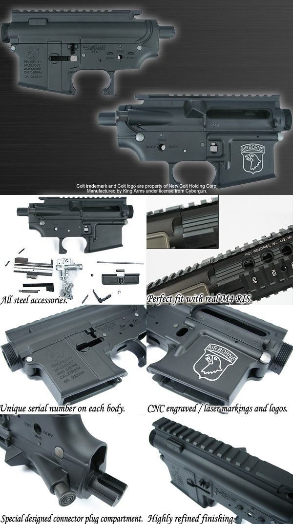 KING ARMS　M16/M4用 Colt/101空挺師団 メタルフレーム