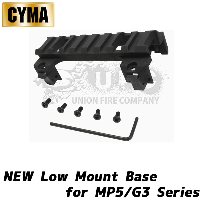 【厳選特価】MP5/G3 ローマウントベース ≪NEWタイプ≫