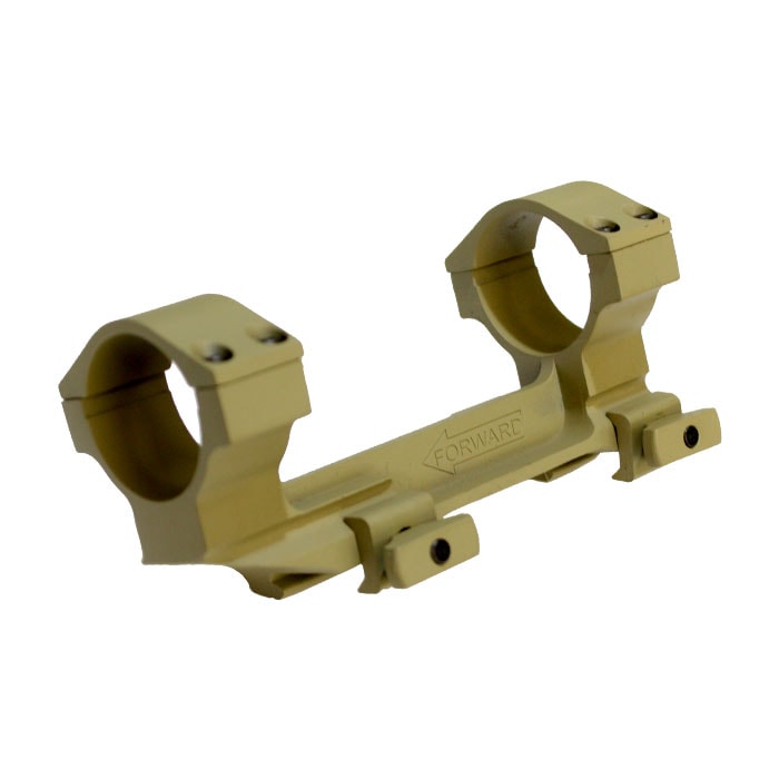 30mm ナイツタイプ ワンピース デュアル スコープマウント TAN