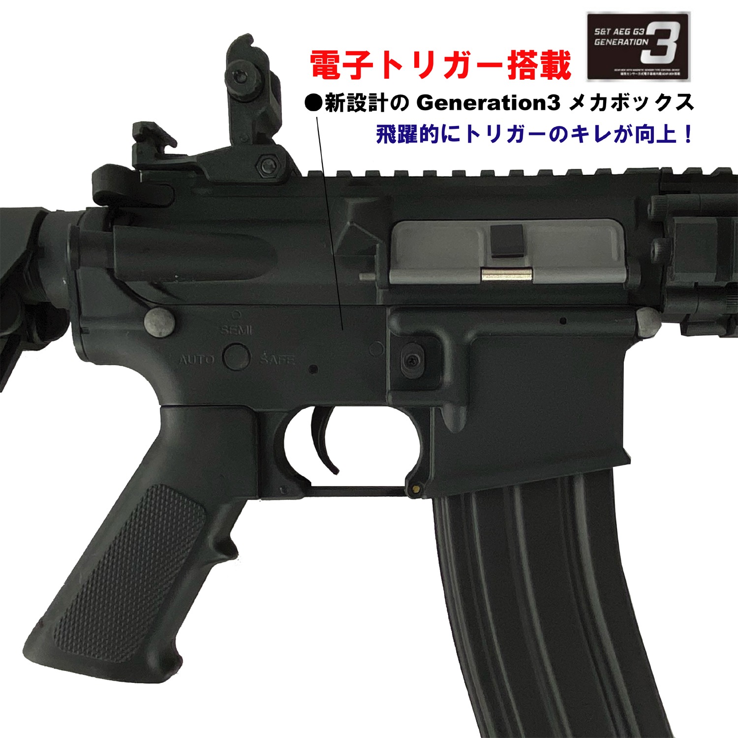 【美品】スピードガン Amazon | S&T M4A1 スポーツライン G3電動ガン(Dark Earth