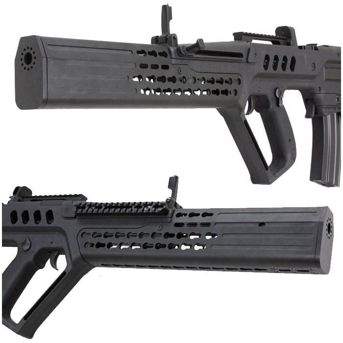 東京)S&T TAVOR Keymod サプレッサーBK STRAS04BK S\u0026T TAVOR Keymod Suppressor タボールハンドガード L.A.ホビー