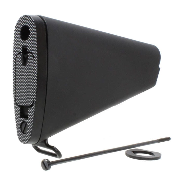 S&T M16/M4シリーズ AEG用 ショート 固定ストック BK | 外装パーツ