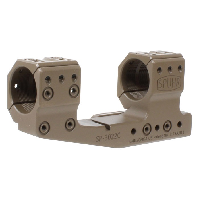 SPUHRタイプ 30mm スコープマウントリング 1.53インチ DE