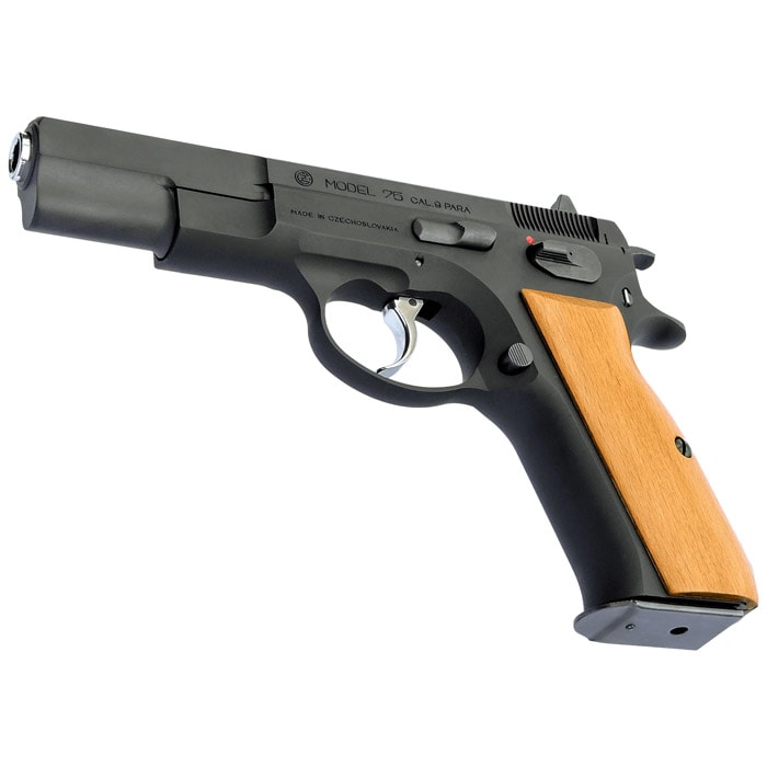 KSC Cz75 1st ABS 木製グリップ　ガスブローバック Cz75 1st ガスブローバック ABS ウッドグリップスペシャル ≪限定品