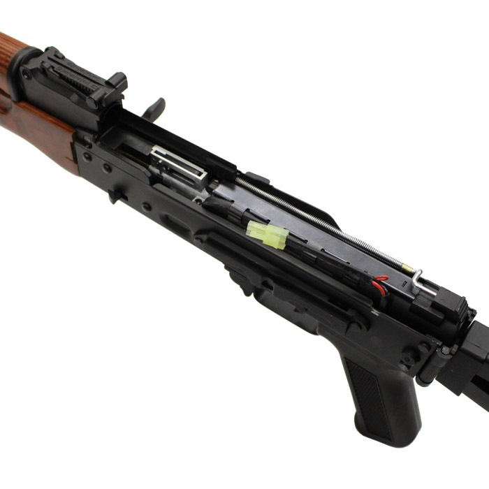 【美品】S&T AK47N フルメタル G3電動ガン リアルウッド WEB限定裏Vショー】AKMN フルメタル G3電動ガン リアルウッド