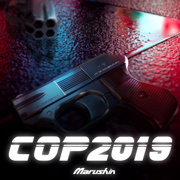 COP2019 ロングバレル 6mm ガスガン Wディープブラック ≪専用レジングリップ≫