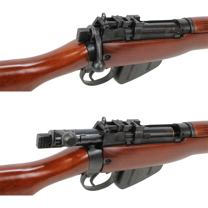 【WEB限定 裏爆裂祭】【セミハードガンケース サービス】Lee Enfield No.4 Mk I エアコッキングライフル リアルウッド ≪注文後1営業日で出荷≫