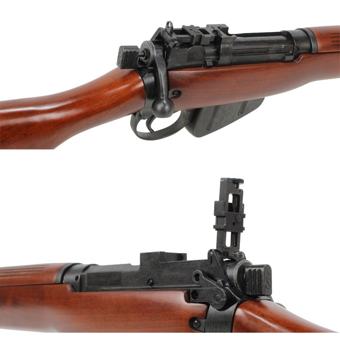 【WEB限定 裏爆裂祭】【セミハードガンケース サービス】Lee Enfield No.4 Mk I エアコッキングライフル リアルウッド ≪注文後1営業日で出荷≫