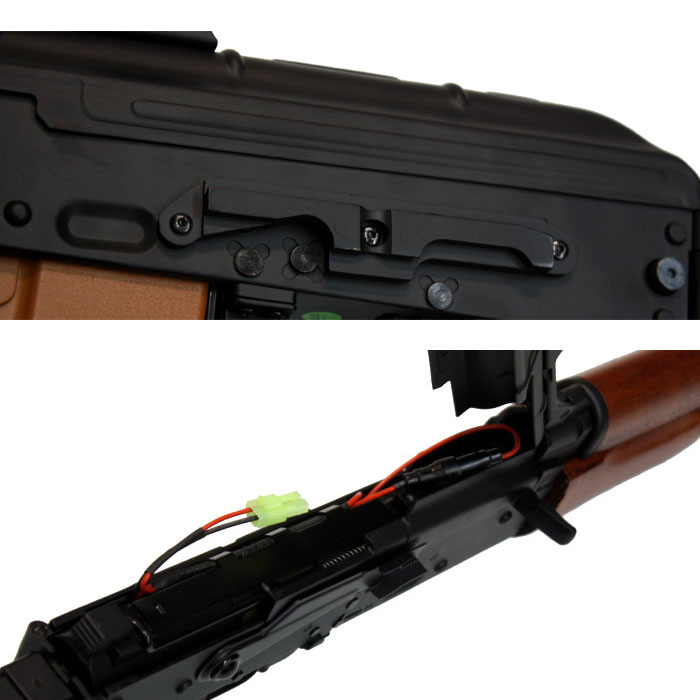AKS-74UN 電動ガン リアルウッド ≪マルイタイプ メタルフレーム