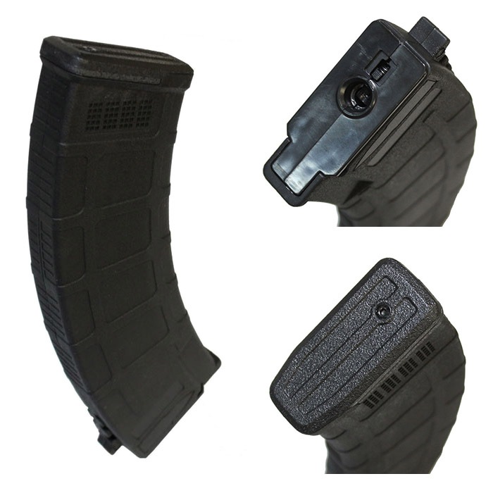 STD AKシリーズ AEG用 AKM P-MAGタイプ 200連マガジン ≪ナイロン