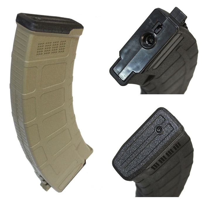 STD AKシリーズ AEG用 AKM P-MAGタイプ 200連マガジン ≪ナイロン