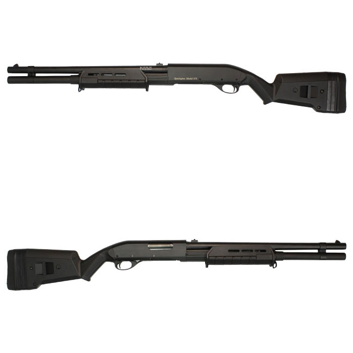 M870 Mスタイル ロングバレル フルメタルショットガン