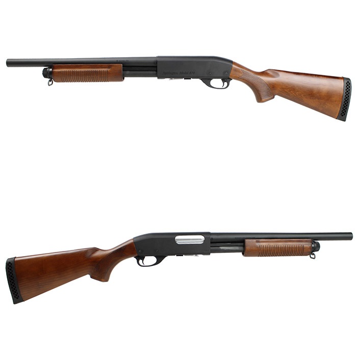 M870 ミディアム リアルウッド エアコッキング ショットガン