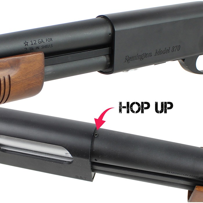 M870 ミディアム リアルウッド エアコッキング ショットガン