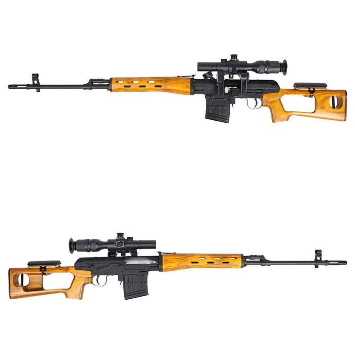 SVD ドラグノフ フルメタル エアコッキングライフル リアルウッド ≪スコープセット≫ ≪注文後1営業日で出荷≫