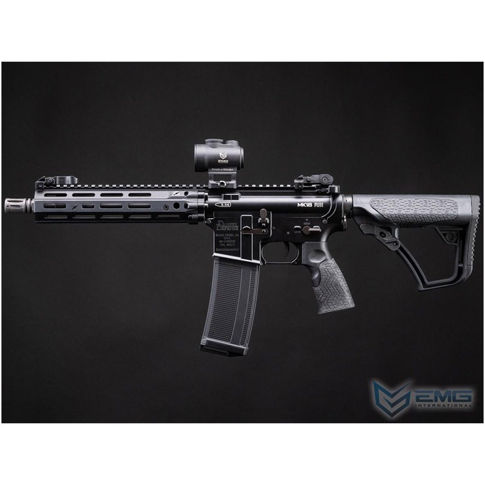 【10月15日再入荷】DD Mk18 RISIII フルメタル ETU電動ガン BLACK ≪E-SHOOTER KESTREL Basic 搭載モデル≫