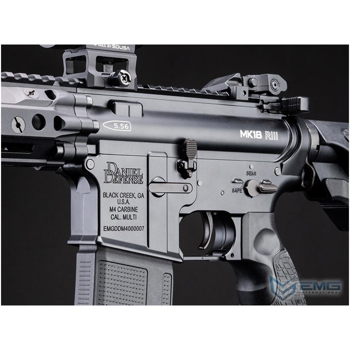 【10月15日再入荷】DD Mk18 RISIII フルメタル ETU電動ガン BLACK ≪E-SHOOTER KESTREL Basic 搭載モデル≫