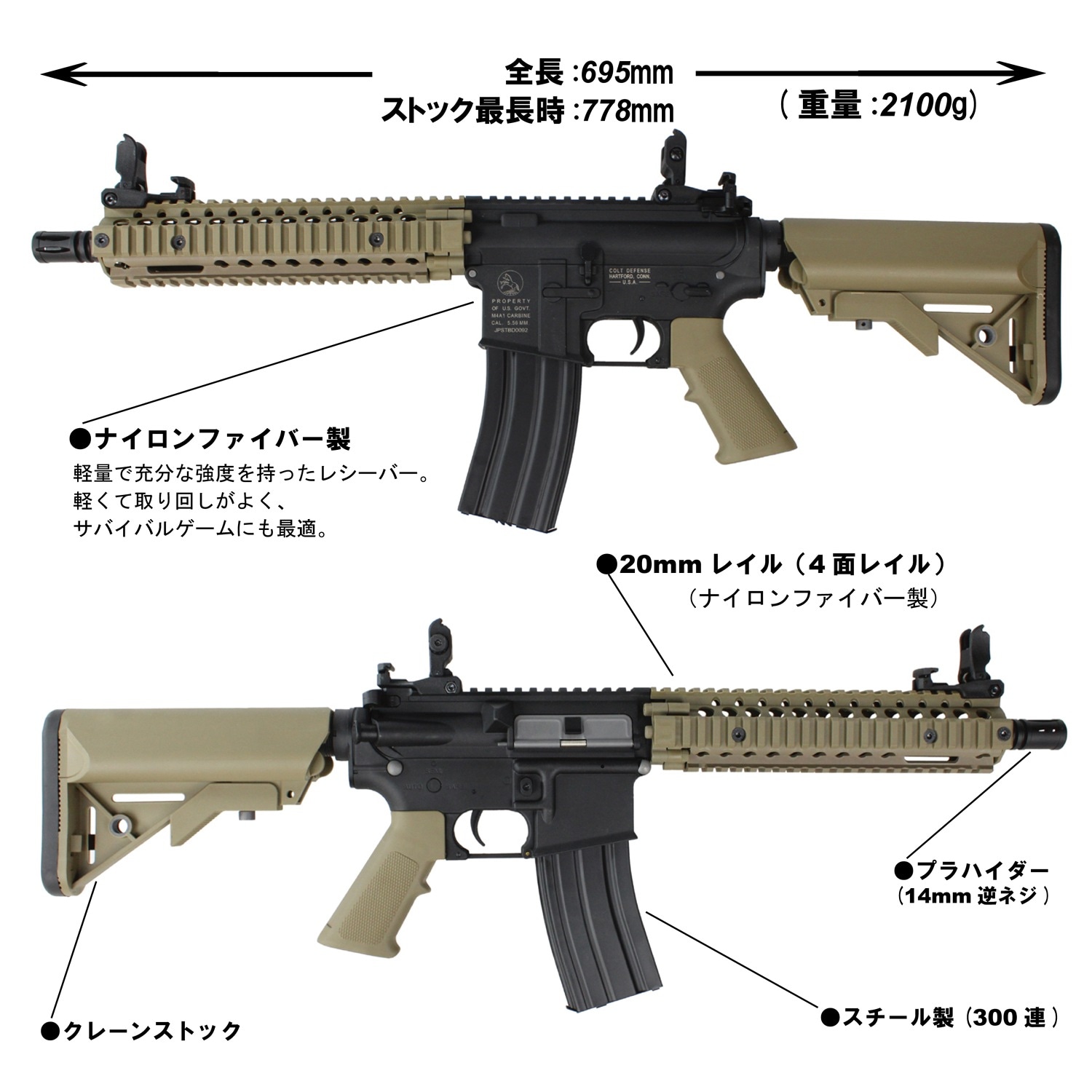 Mk18 Mod.1 スポーツライン G3電動ガン DE ≪COLT刻印≫≪電子トリガー