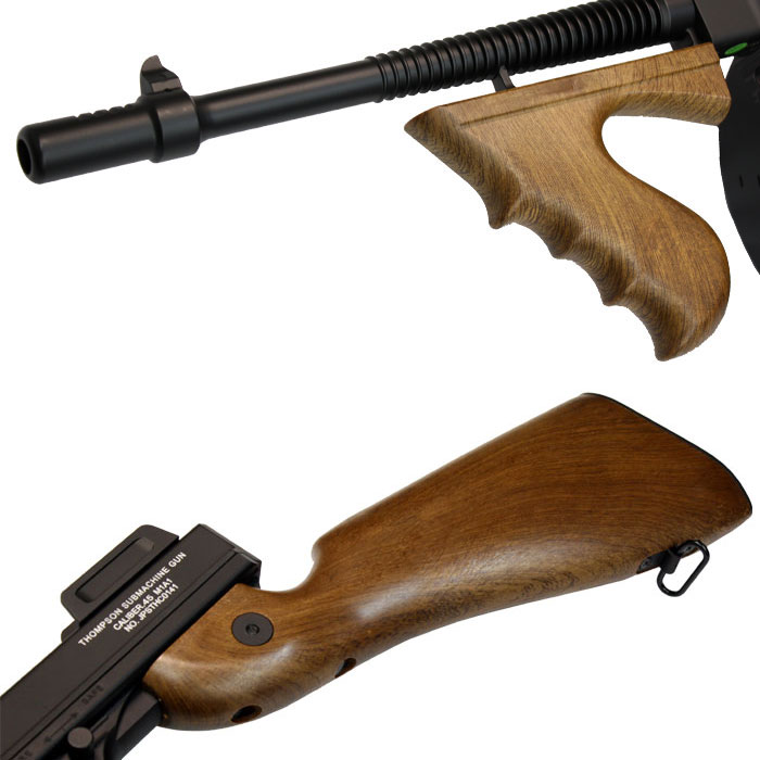 M1928 トンプソン フェイクウッド フルメタル電動ガン | 電動ガン本体