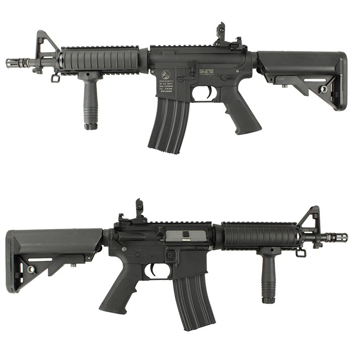 S&T大感謝祭】M4 CQB-R スポーツライン電動ガン BLACK ≪COLT刻印