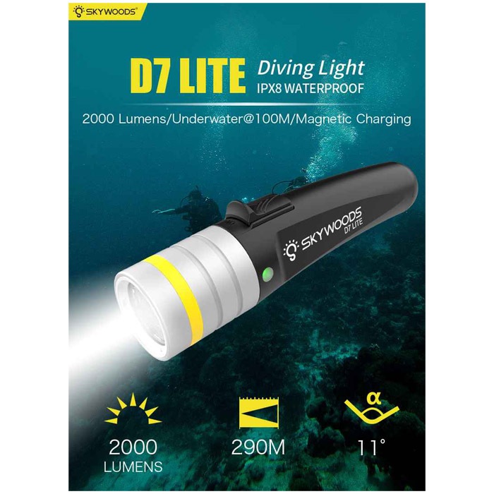 D7 Lite Diving Flash Light