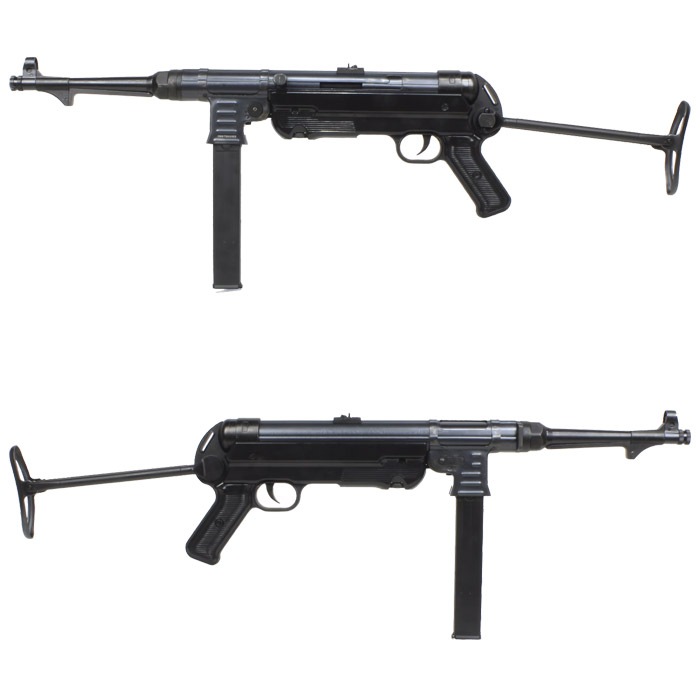 【WEB限定 週末限定SALE】MP40 電動ガン BLACK <黒染め版>
