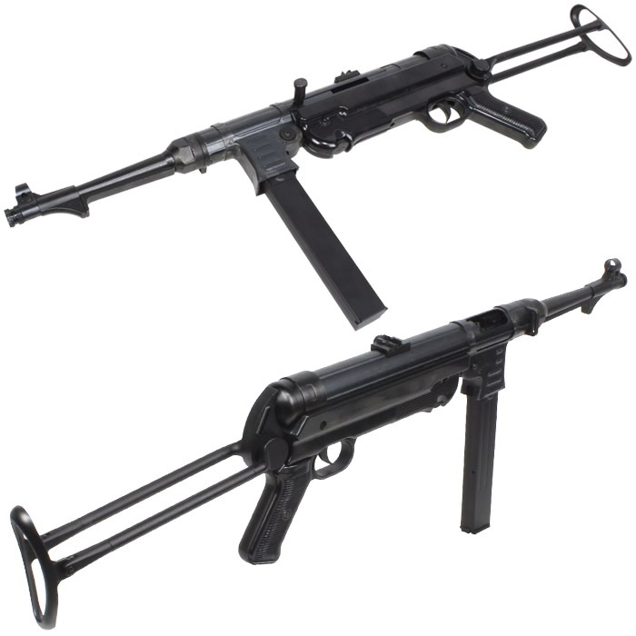 【WEB限定 週末限定SALE】MP40 電動ガン BLACK <黒染め版>