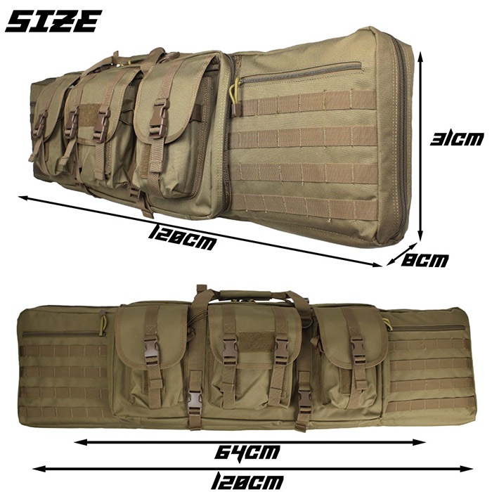 【10月22日再入荷】CONDORタイプ MOLLEハイキャパシティー GUNバッグ C ≪1,200 × 310 × 80 mm≫