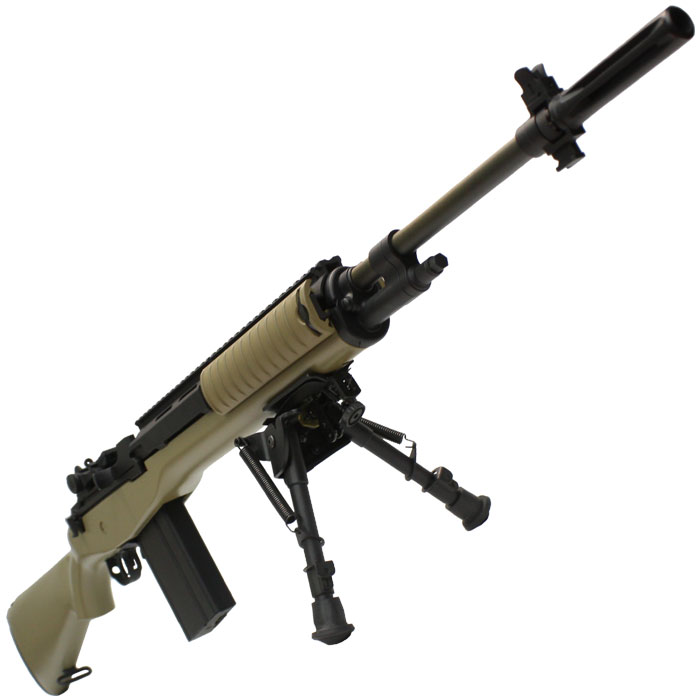 Knight's M14 フルメタル電動ガン プラストック TAN