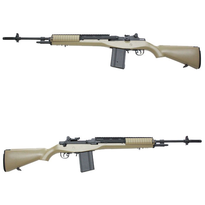 Knight's M14 フルメタル電動ガン プラストック TAN