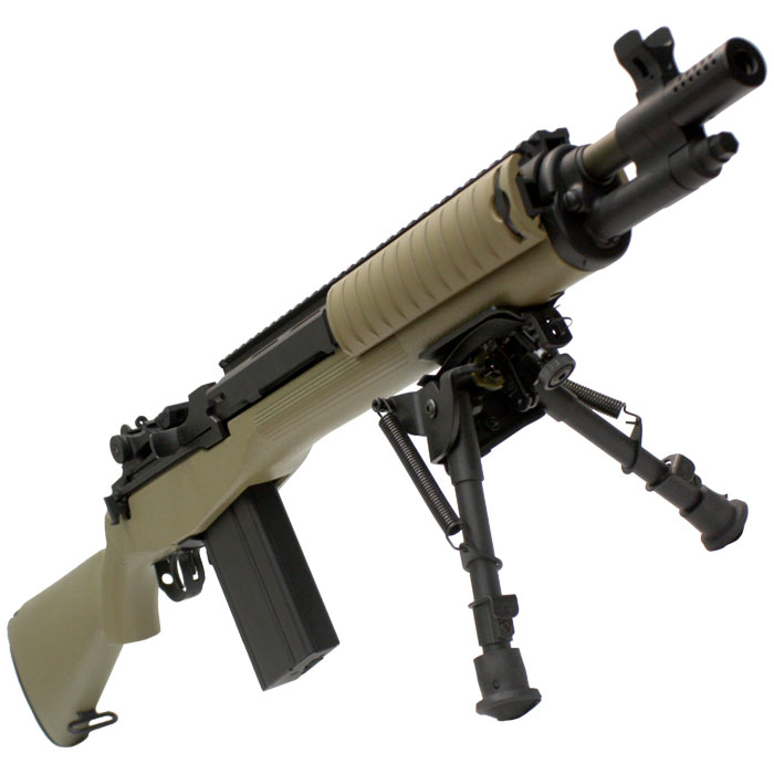 Knight's M14 SOCOM フルメタル電動ガン プラストック TAN