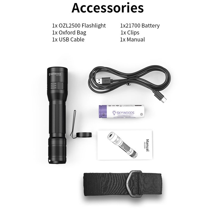 OZL2500 Outdoor Flash Light
