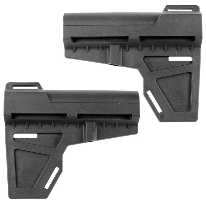 黒色基本（ブラックウエビング）装備Ｍ４／Ｍ１６系ライフル用（海外製ノーブランド） ノーブランド SHOCKWAVE BLADタイプ ストック BK | 外装パーツ