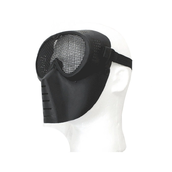 【厳選特価】フルフェイスゴーグル スチールメッシュ 丸