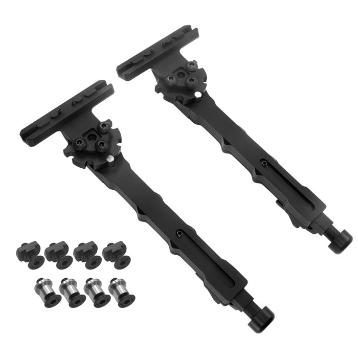 UFC　Accu Tac SR-5タイプ サイドマウントバイポッド BK KEYMOD/MLOKマウント