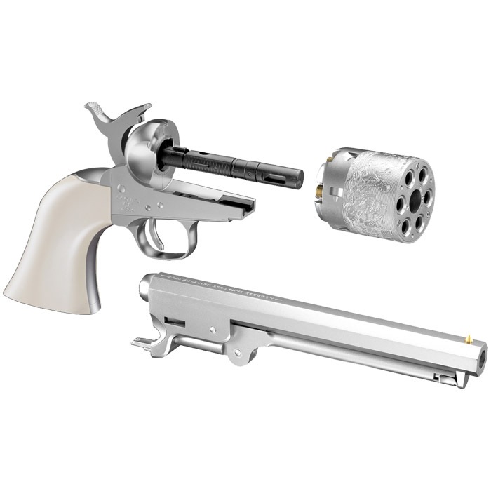 【4月17日以降新発売】M1851 NAVY シルバー ≪エアーリボルバー プロ≫【予約受付中】