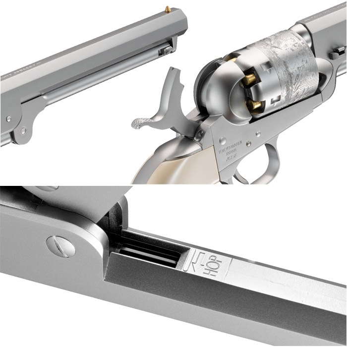 【4月17日以降新発売】M1851 NAVY シルバー ≪エアーリボルバー プロ≫【予約受付中】